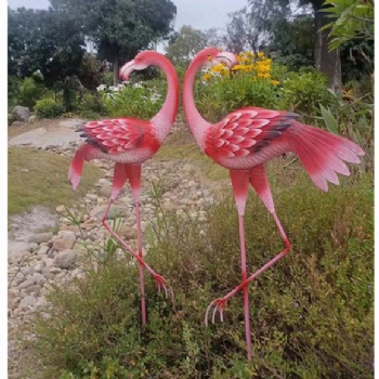 Outdoor Garden Flamingo Decorations
