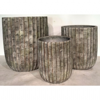 Outdoor Fiber cement Planter Round Fiber Cement Pots