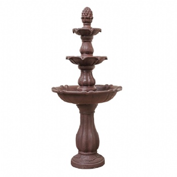 3-Tier Water Fountain ，Brown
