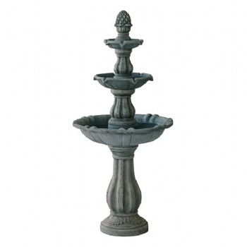 3-Tier Water Fountain,Grey